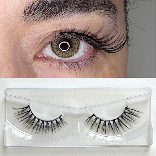 Labo Glam Paparazzi 25mm Spiky Faux Mink Lashes | Dramatic Volume Strip Lashes Reusable