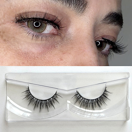 Labo Glam Afterparty 25mm Wispy Faux Mink Lashes | Messy Glam Strip Lashes Reusable