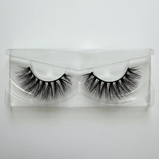 Pair of Wispy Cat Eye False Eyelashes 25mm Strip Lashes Touché by Labo Glam