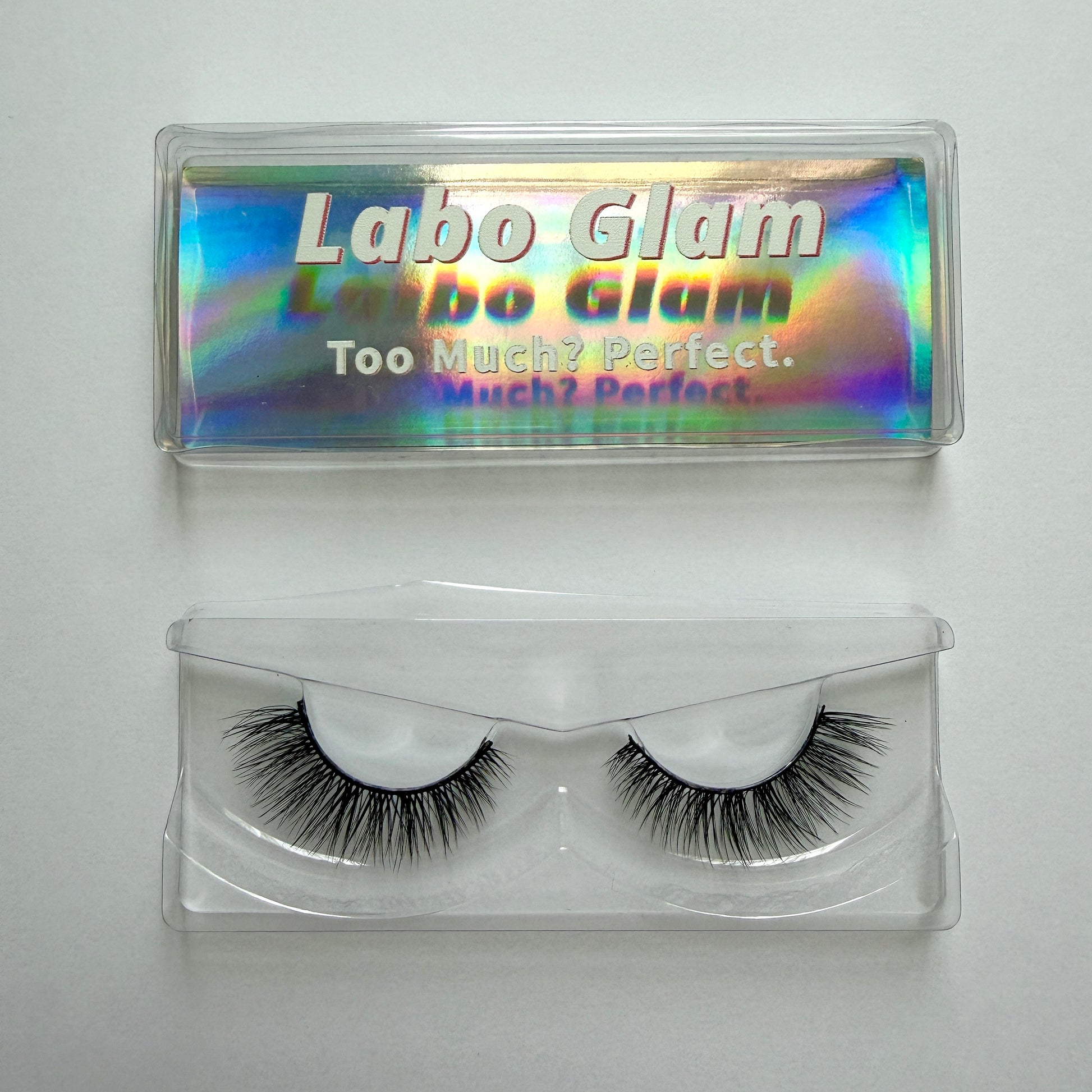 Soft Full Volume False Eyelashes 25mm Strip Lashes Pretty Power by Labo Glam