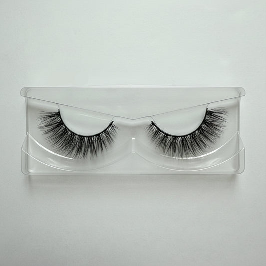 Pair of Soft Full Volume False Eyelashes 25mm Strip Lashes Pretty Power by Labo Glam