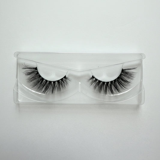 Pair of Dense Dramatic Spiky False Eyelashes 25mm Strip Lashes Showstopper by Labo Glam
