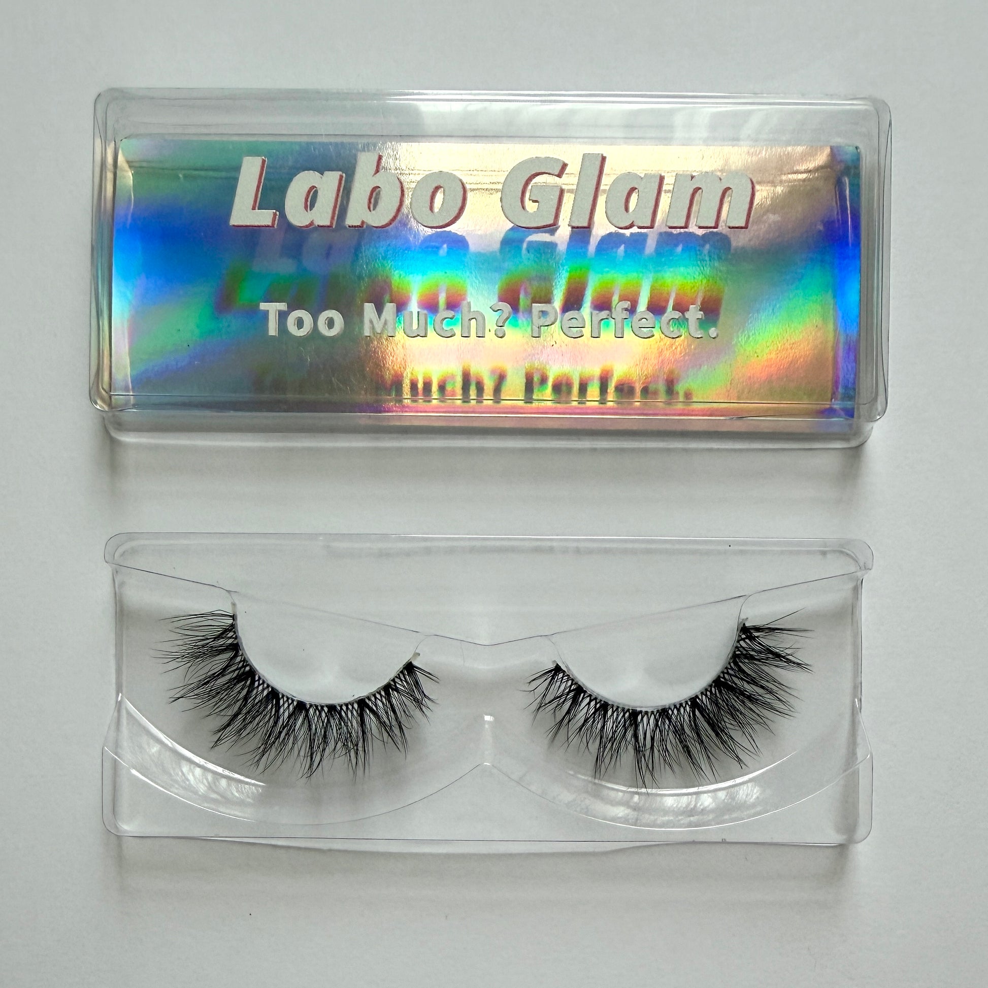 Doll Eye Flared Anime Wispy Invisible Band False Eyelashes 25mm Strip Lashes Flirt Alert by Labo Glam
